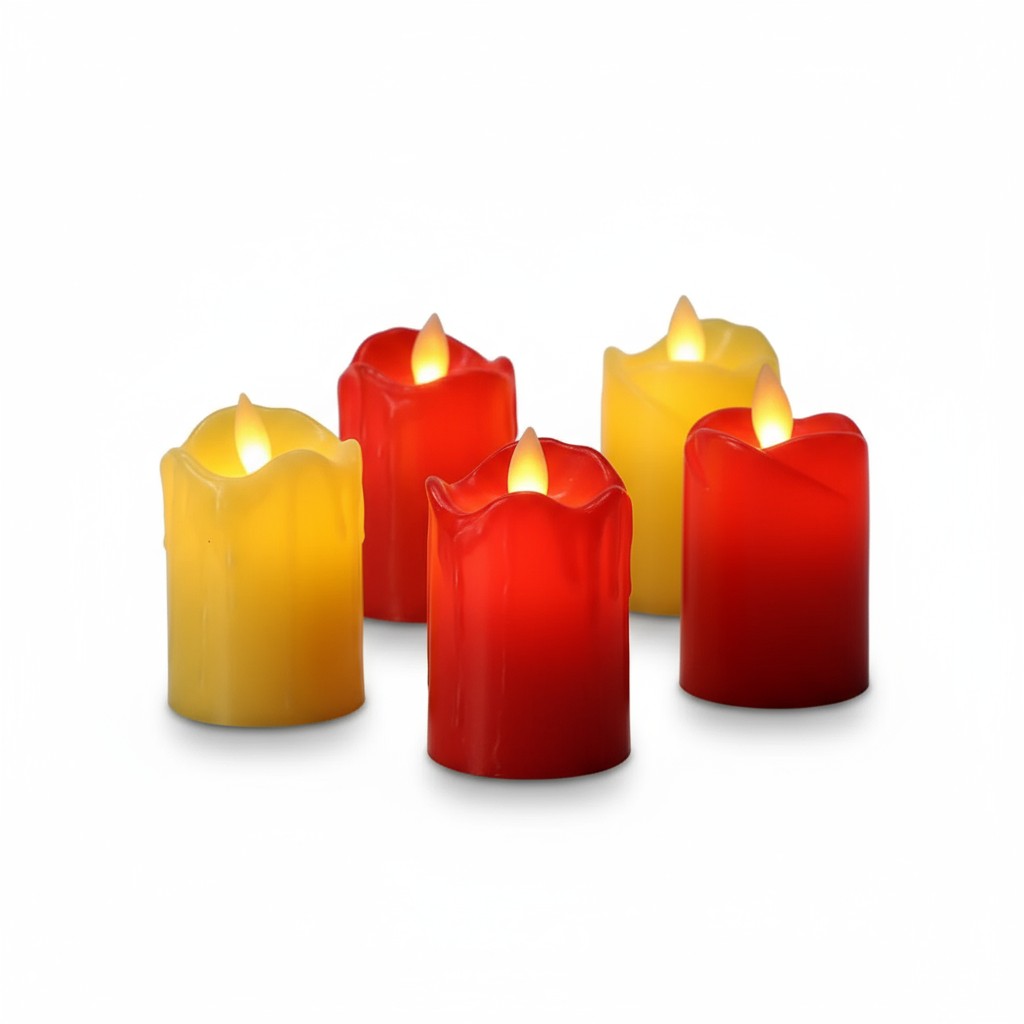 Flameless LED Candle Set for Home Decor and Ambient Lighting