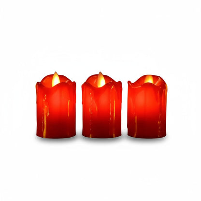 Flameless LED Candle Set for Home Decor and Ambient Lighting