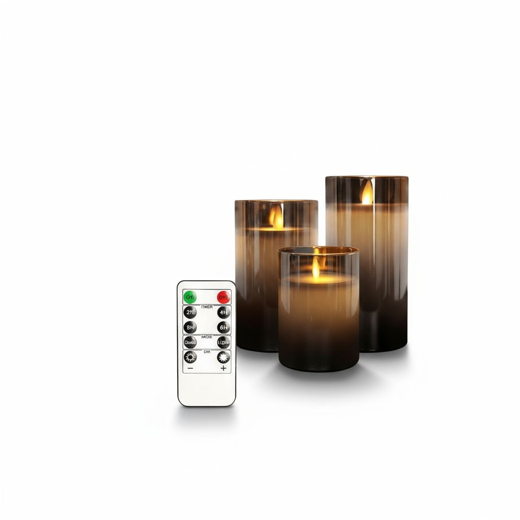 LED Flickering Candle Set Battery Operated Decorative Lights