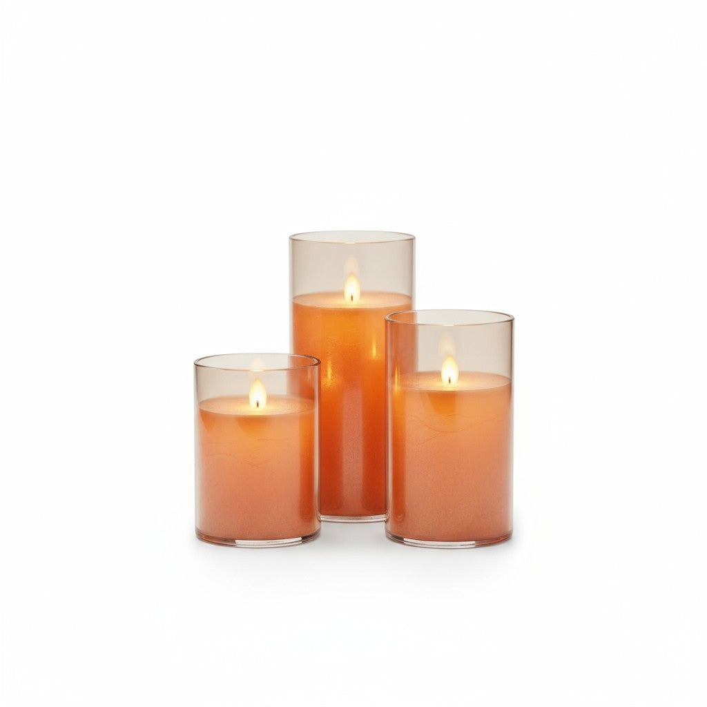 LED Flickering Candle Set Battery Operated Decorative Lights