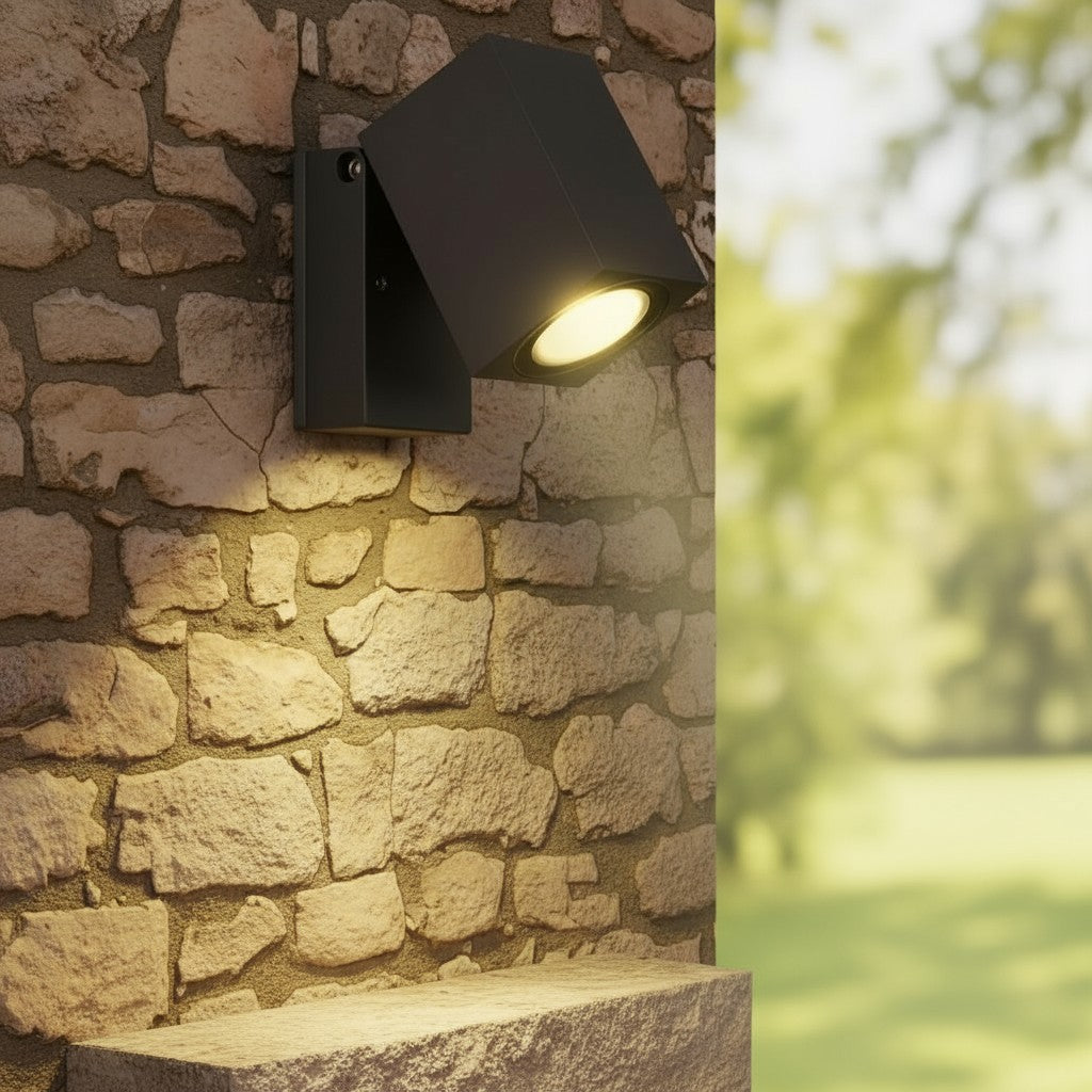 LED Outdoor Wall Light Garden Lantern Weatherproof Fixture
