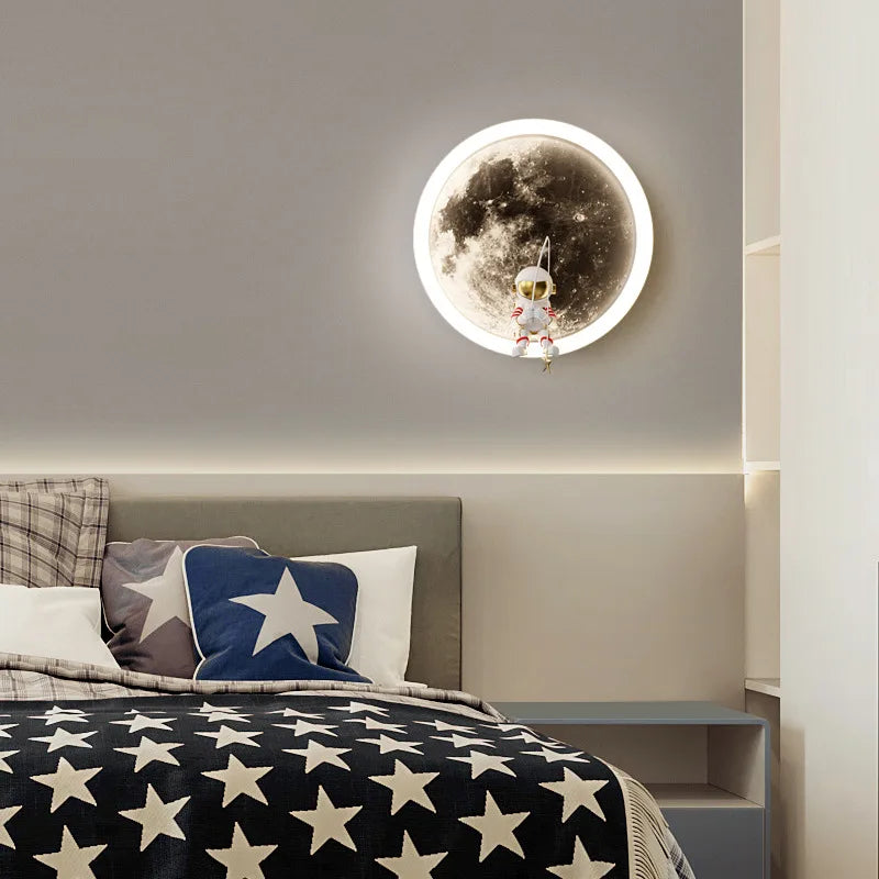 Moon LED Wall Lamp Space Theme Light