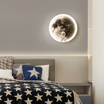 Moon LED Wall Lamp Space Theme Light