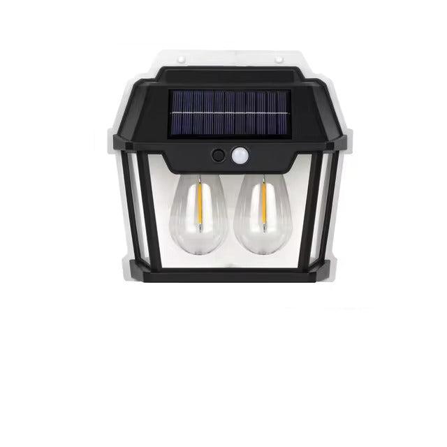 Solar Motion Sensor Garden Light Fixture
