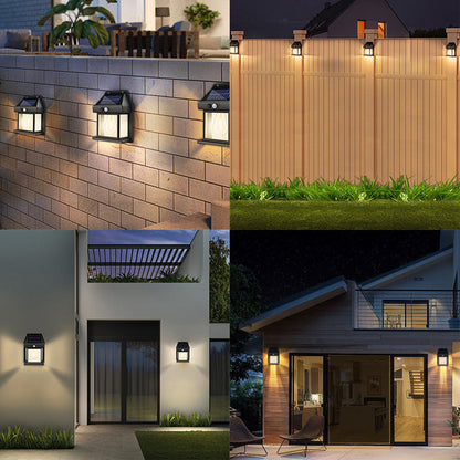 Solar Motion Sensor Garden Light Fixture