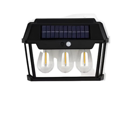 Solar Motion Sensor Garden Light Fixture