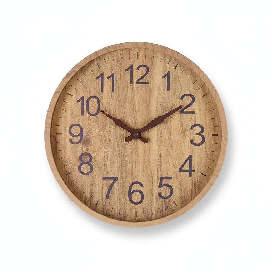 Wooden Wall Clock for Home Decor