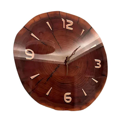 Wooden Wall Clock for Home Office Decor