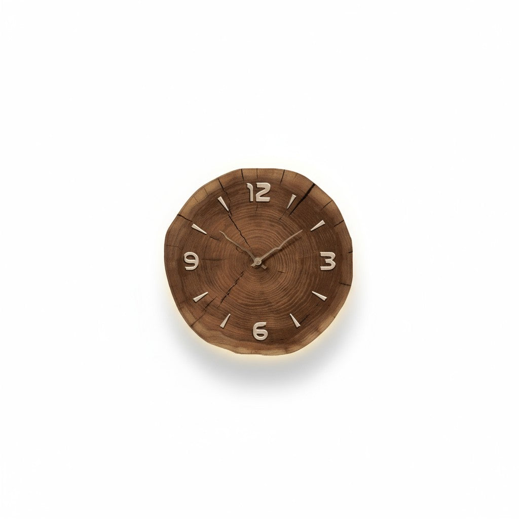 Wooden Wall Clock for Home Office Decor