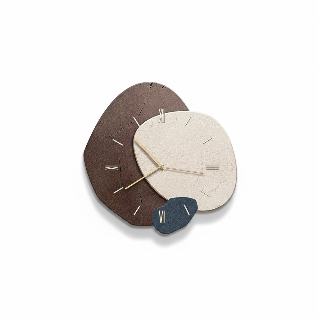 Wooden Wall Clock with USB Charging Lamp for Office Use